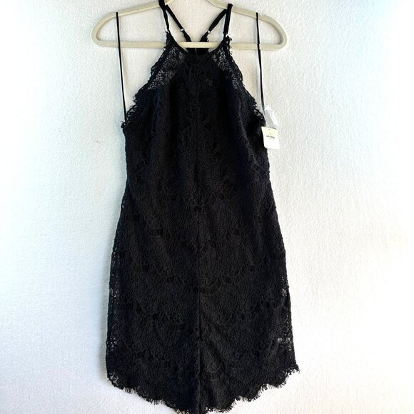 Free People Dresses & Skirts - NWT Free People Intimately Dress Womens Small Black Lace Goth Chic Fairy Grunge